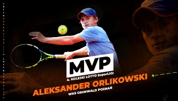 Orlikowski zaskakującym laureatem nagrody MVP 4. kolejki